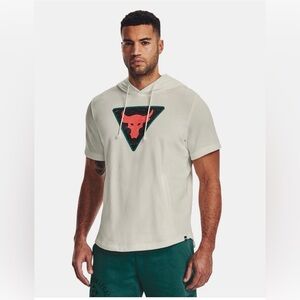 Under Armour Project Rock Terry Hooded Top! Large